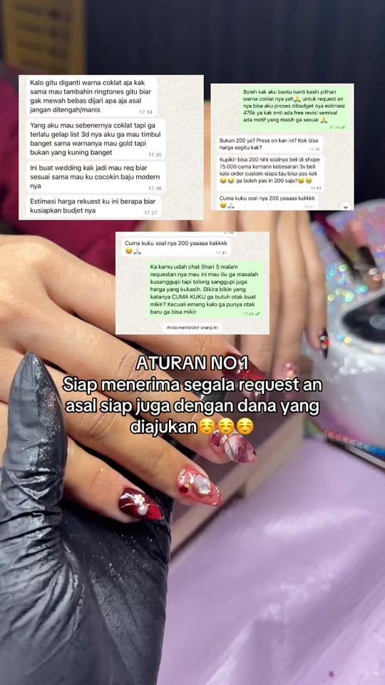 Post 1 by SIMI NAILART OFFICIAL LAMPUNG on TikTok (video)