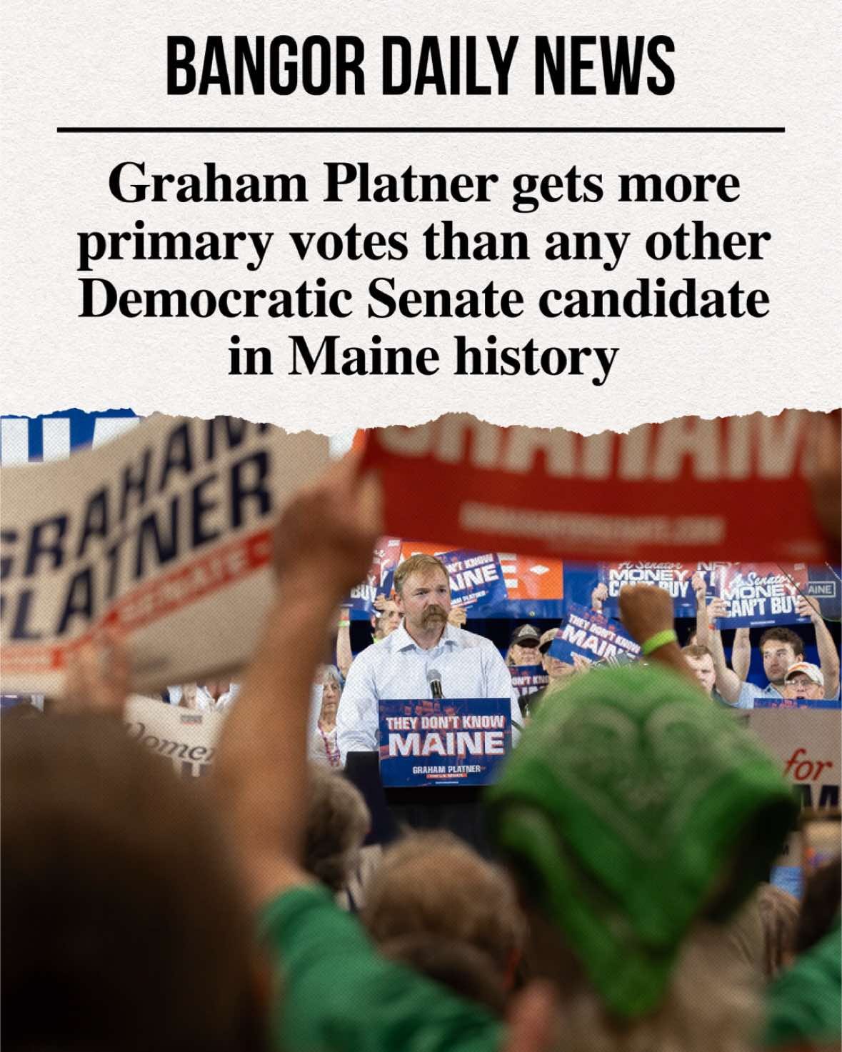 Post 2 by Graham Platner for Senate on TikTok (video)