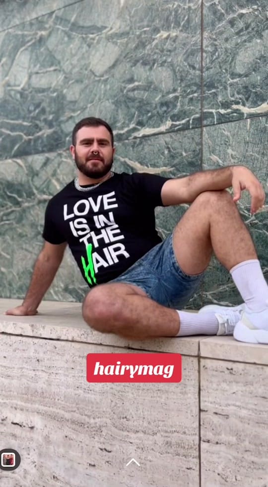 Post 8 by A Mag for lovers of hairy men on TikTok (video)
