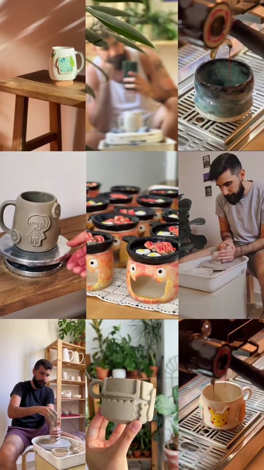 Post 6 by Handmade Ceramics - INARI Deco on TikTok (video)
