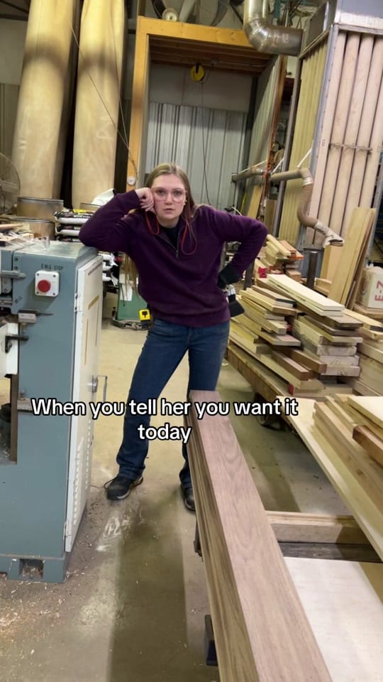 Post 3 by KenCraft Hardwoods on TikTok (video)