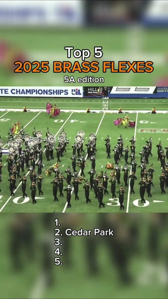Post 4 by Texas High School Bands on TikTok (video)