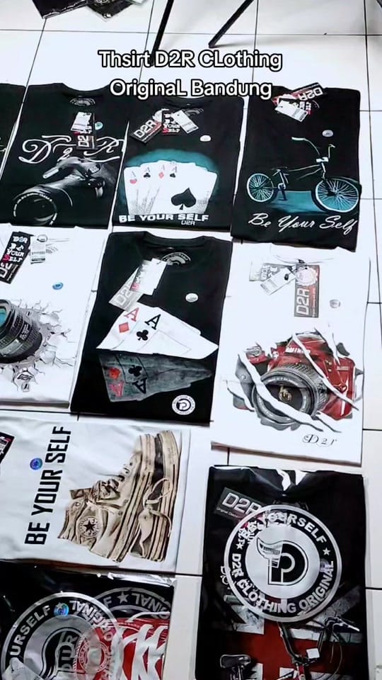 Post 8 by D2R GROSIR KAOS DISTRO BANDUNG on TikTok (video)