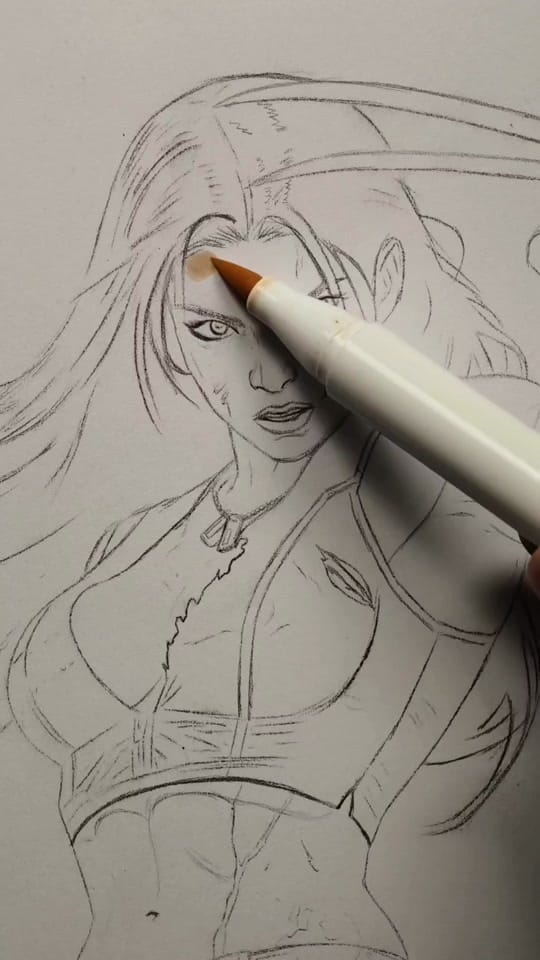 Post 1 by bburguenoart on TikTok (video)