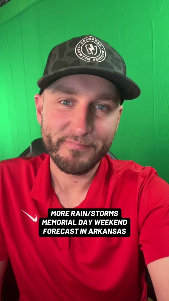 Post 8 by Zachary Hall, AR Storm Tracker on TikTok (video)
