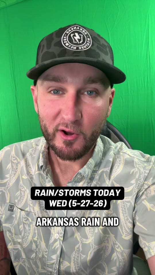 Post 5 by Zachary Hall, AR Storm Tracker on TikTok (video)