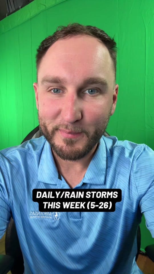 Post 6 by Zachary Hall, AR Storm Tracker on TikTok (video)