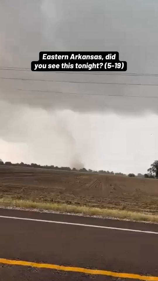 Post 9 by Zachary Hall, AR Storm Tracker on TikTok (video)