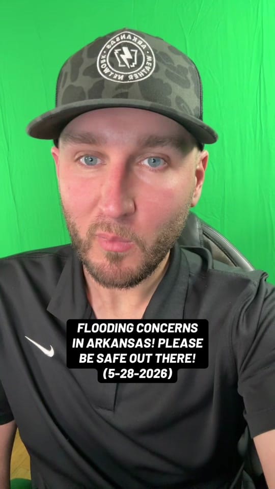Post 4 by Zachary Hall, AR Storm Tracker on TikTok (video)
