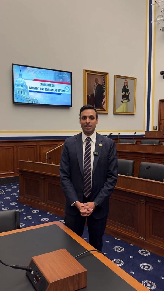 Post 7 by Congressman Subramanyam on TikTok (video)