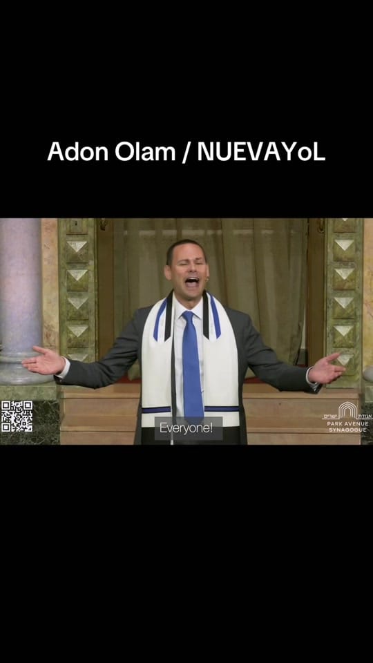 Post 1 by Cantor Azi Schwartz on TikTok (video)