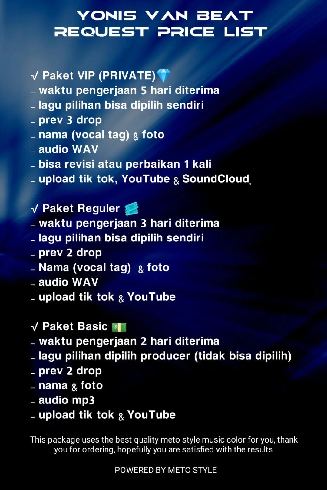 Post 2 by Yonis Van Beat on TikTok (video)