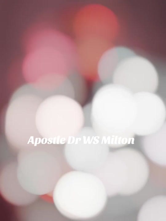 Post 8 by Apostle W.S.Milton on TikTok (video)