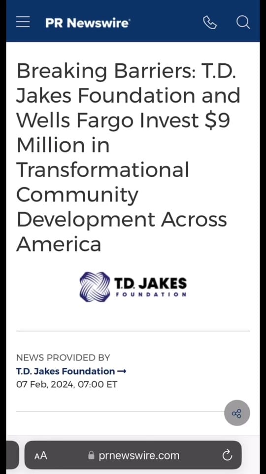 Post 8 by T.D. Jakes on TikTok (video)