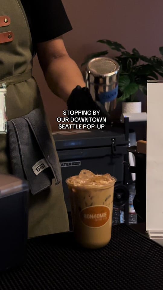 Post 1 by Bonhomie Coffee on TikTok (video)