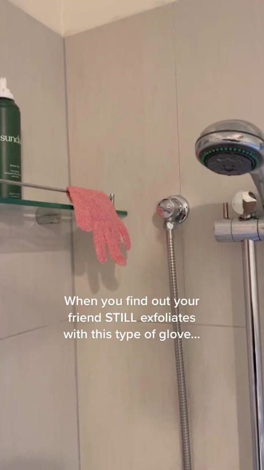 Post 8 by MY GLOW 2 | Exfoliating Glove on TikTok (video)