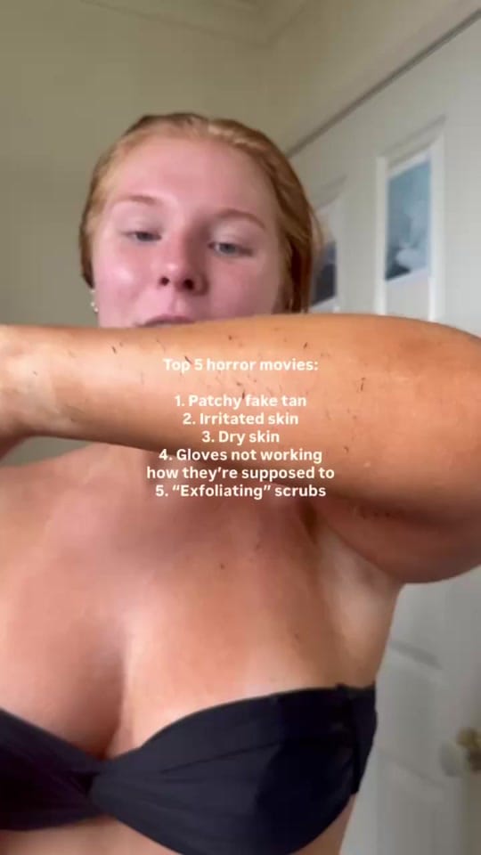 Post 5 by MY GLOW 2 | Exfoliating Glove on TikTok (video)
