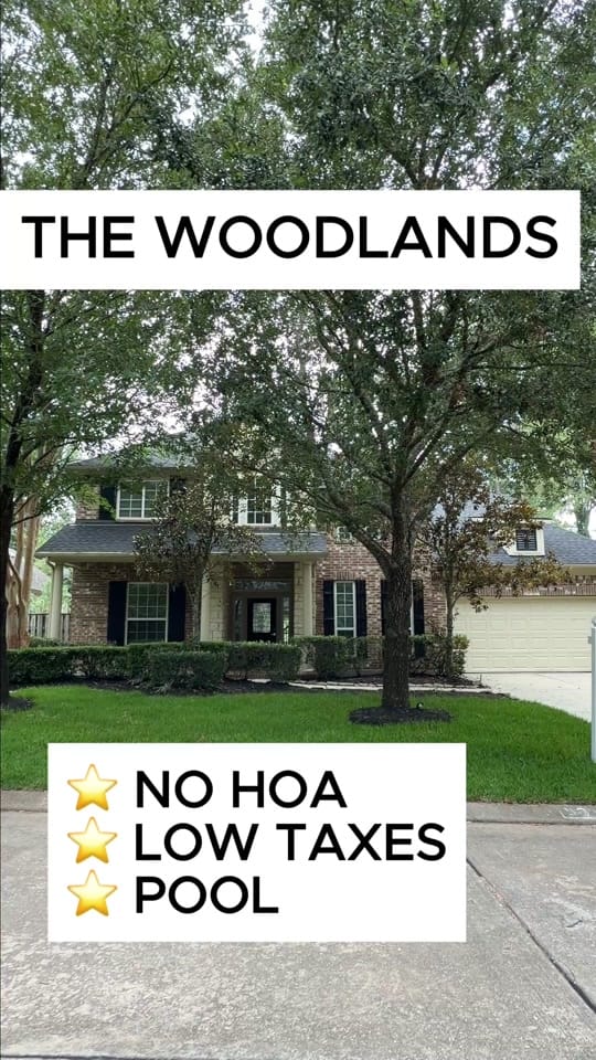 Post 3 by The Woodlands Realtor | HTX on TikTok (video)