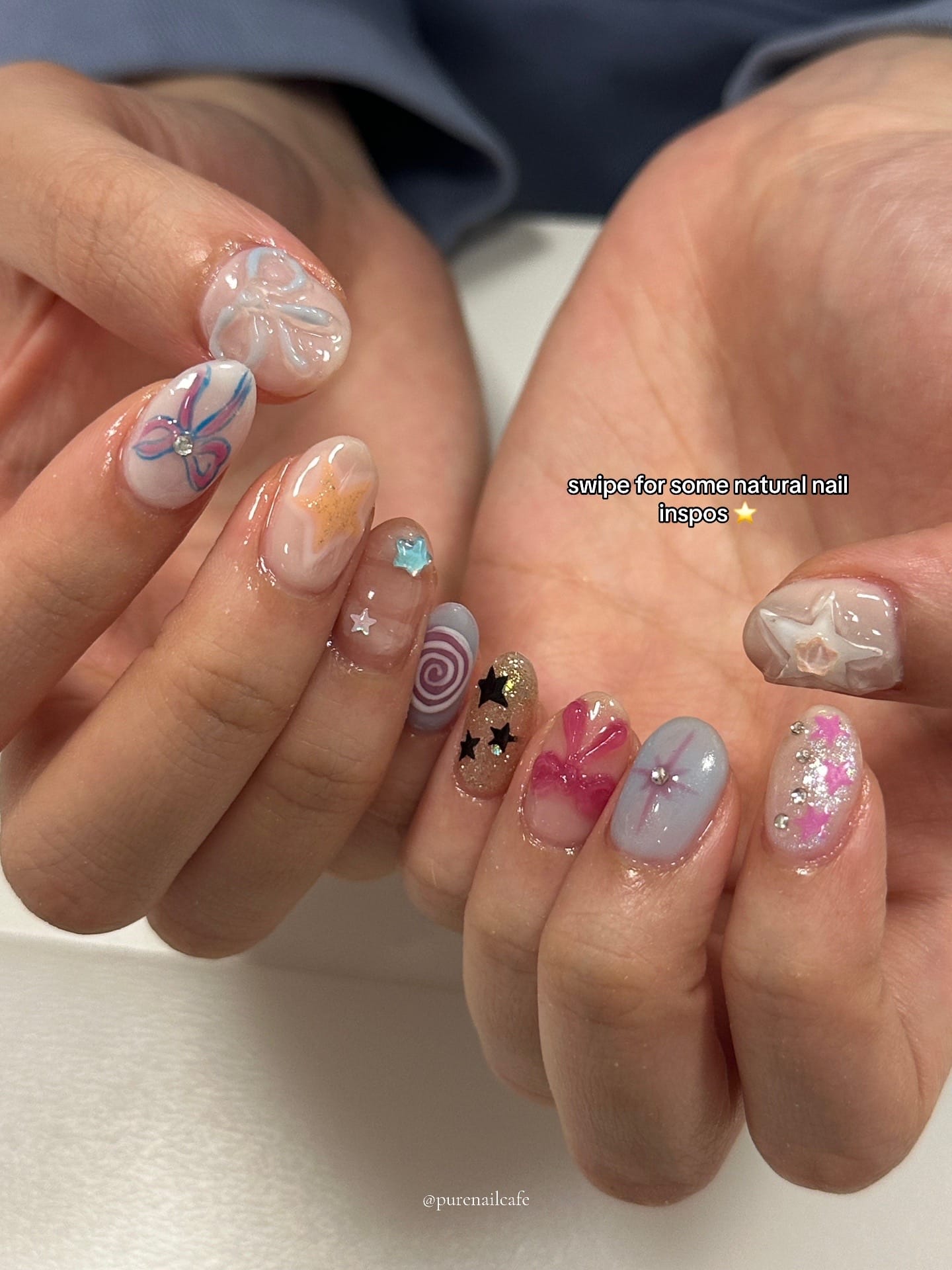 Post 10 by pure nail cafe on TikTok (video)