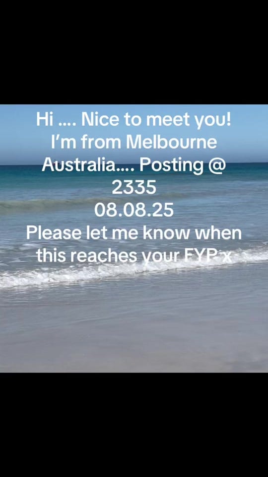 Post 3 by MissAussieDownUnder on TikTok (video)