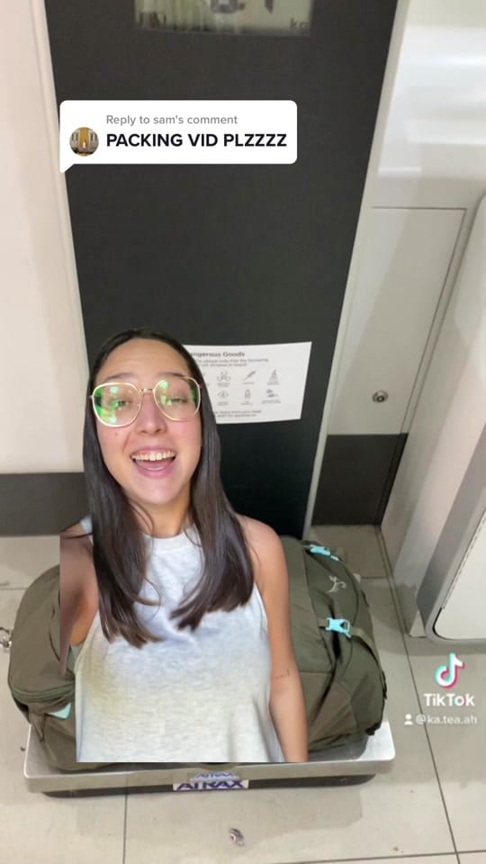 Post 9 by Katia | Backpacking Tips ✈️ on TikTok (video)
