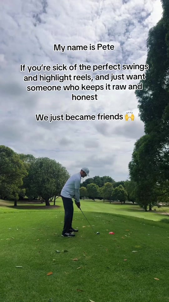 Post 6 by Pete | Golf at 50 on TikTok (video)