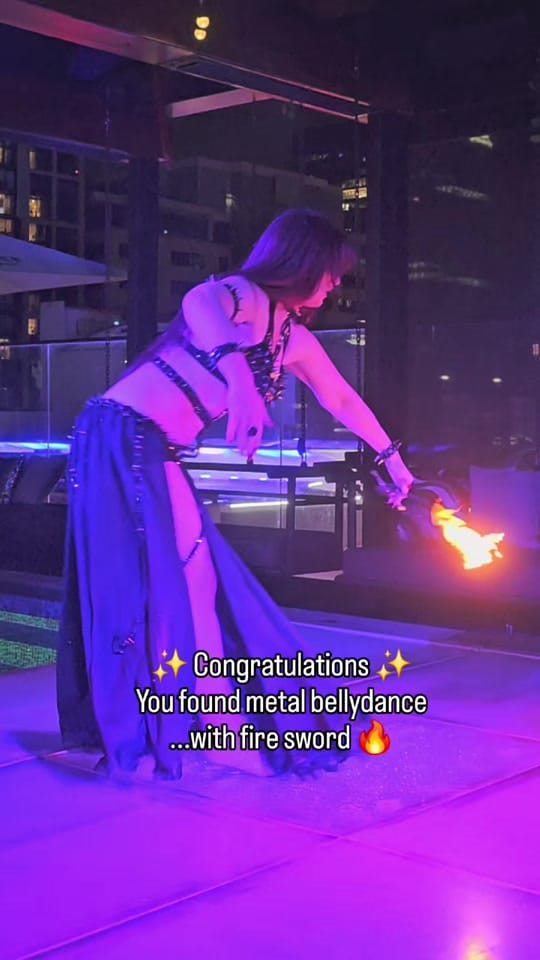 Post 2 by Kalikah Bellydancer on TikTok (video)
