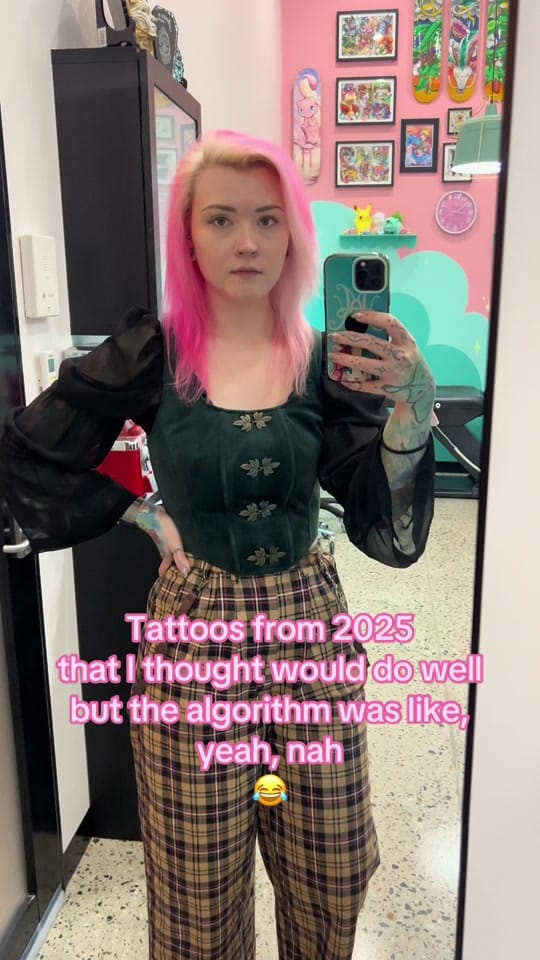 Post 6 by Miss Kitty Kat Tattoo on TikTok (video)
