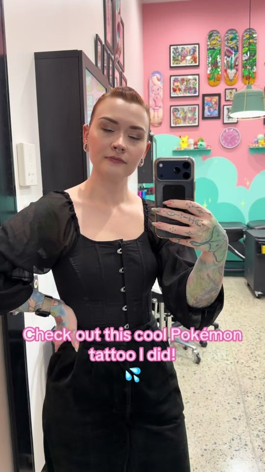 Post 1 by Miss Kitty Kat Tattoo on TikTok (video)