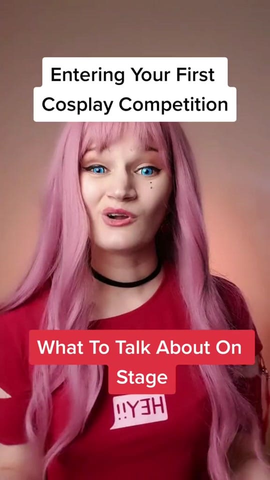 Post 4 by Cora Berry | Cosplayer on TikTok (video)
