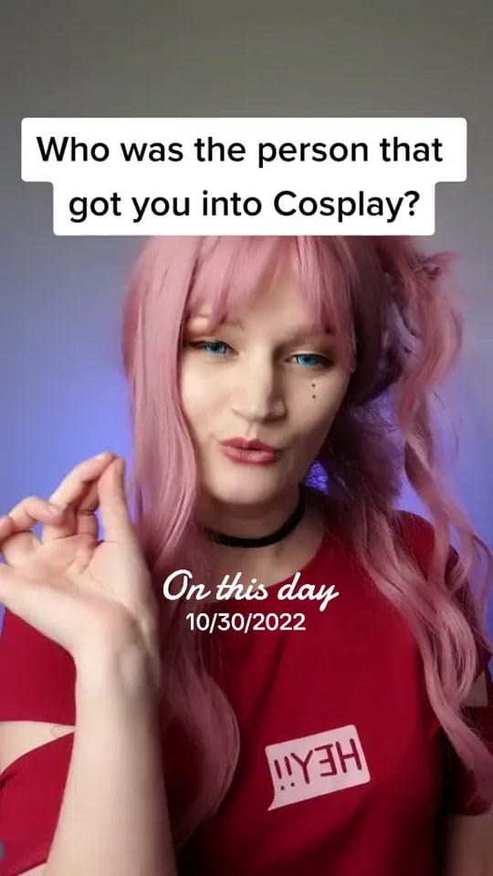 Post 3 by Cora Berry | Cosplayer on TikTok (video)