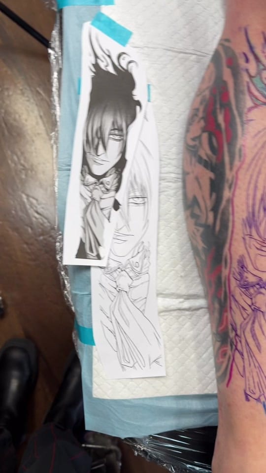 Post 4 by Tay - Anime Tattoo Artist on TikTok (video)
