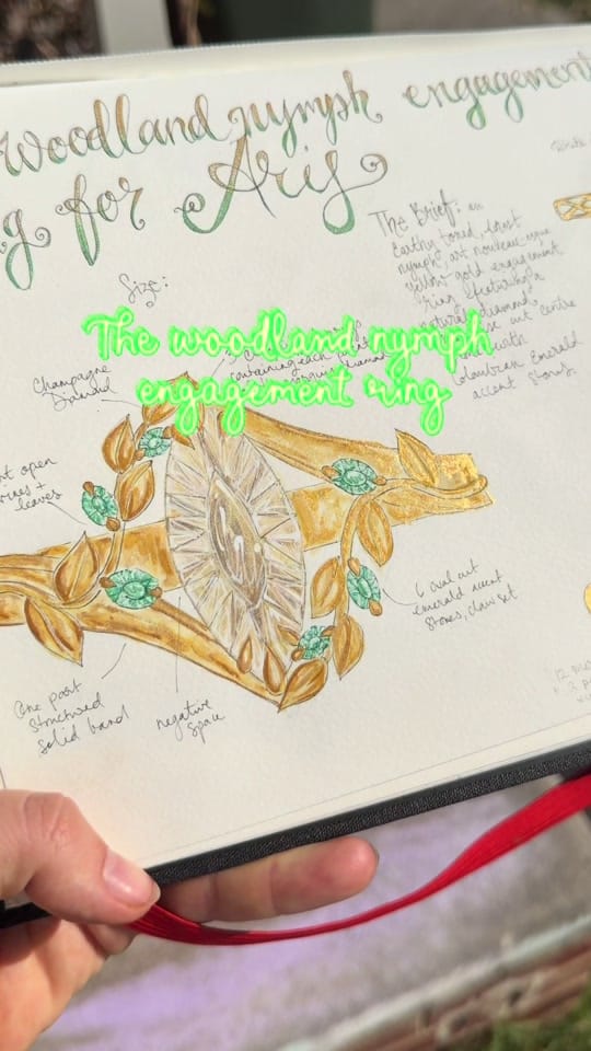 Post 2 by Ruby~ fantasy engagement rings on TikTok (video)