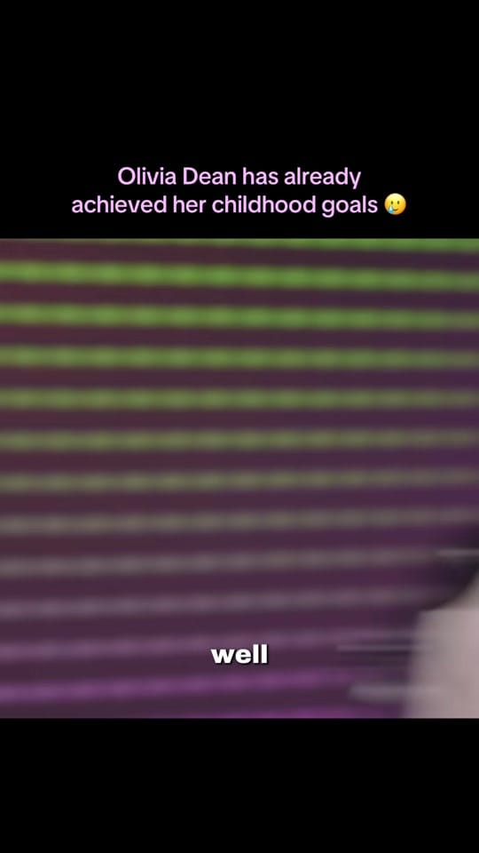 Post 6 by Olivia Dean Australia on TikTok (video)