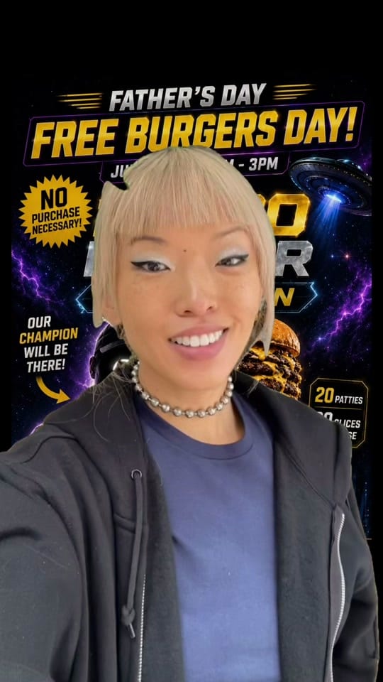 Post 1 by Burger 3000 on TikTok (video)