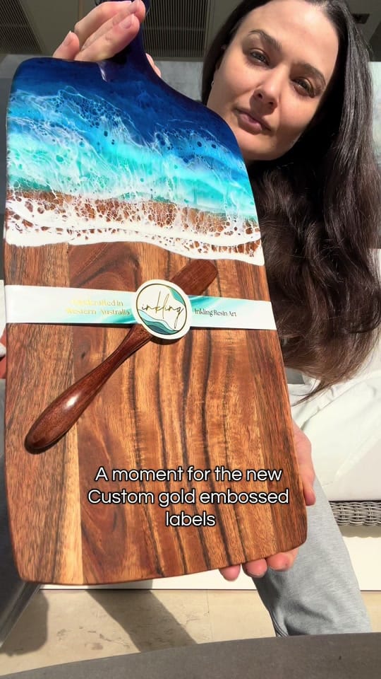 Post 1 by Inkling Resin Art on TikTok (video)