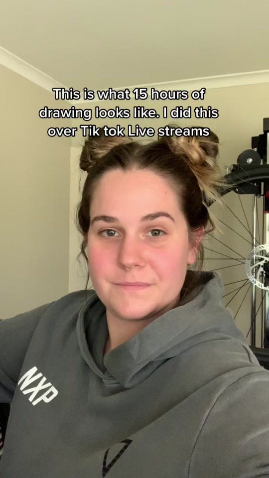 Post 9 by Kimberley Russell Art on TikTok (video)