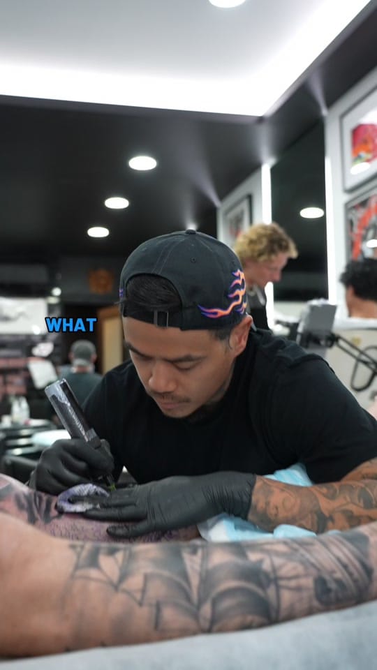 Post 2 by Ray Vom | Sydney tattoo artist on TikTok (video)