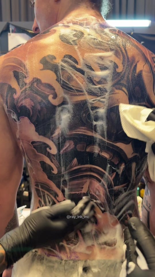 Post 4 by Ray Vom | Sydney tattoo artist on TikTok (video)