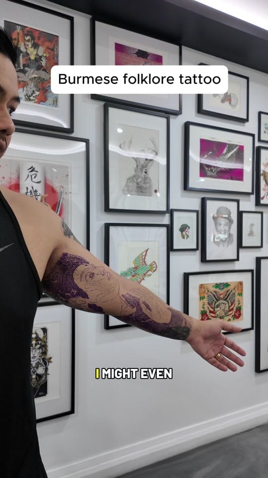 Post 1 by Ray Vom | Sydney tattoo artist on TikTok (video)