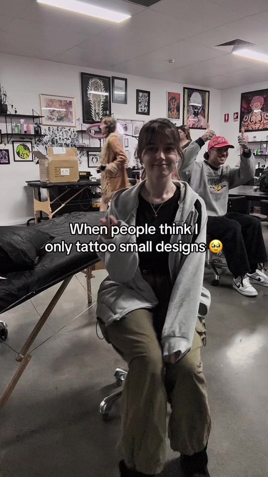 Post 2 by Tattoos of Olive on TikTok (video)