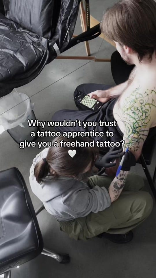 Post 9 by Tattoos of Olive on TikTok (video)