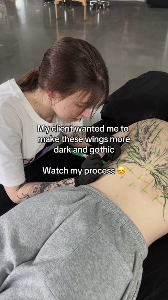 Post 8 by Tattoos of Olive on TikTok (video)