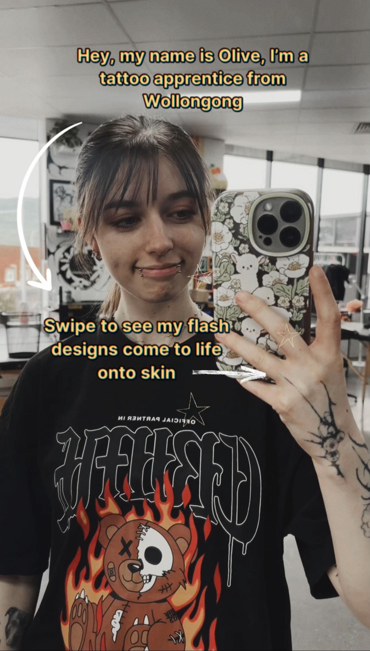 Post 7 by Tattoos of Olive on TikTok (video)
