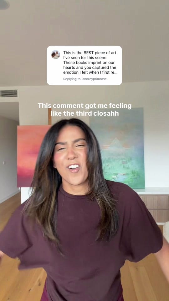 Post 8 by Sathi C • Bookish Artist on TikTok (video)