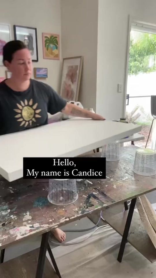 Post 8 by Candice Purcell Art on TikTok (video)