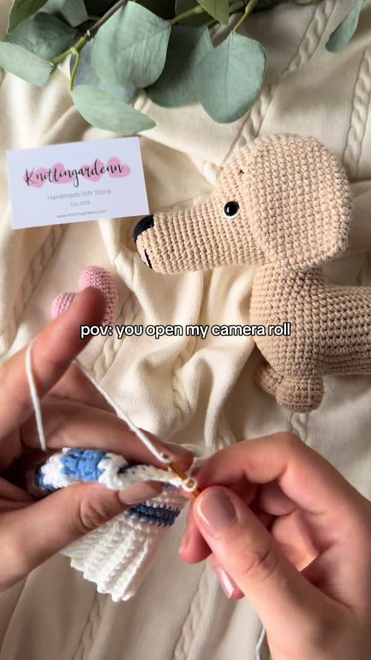 Post 1 by Knittingardenn on TikTok (video)