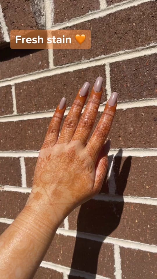 Post 6 by Henna By Imaan on TikTok (video)