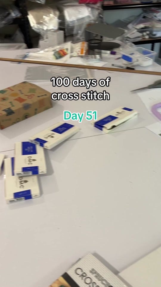 Post 9 by Elise | Spruce Cross Stitch on TikTok (video)