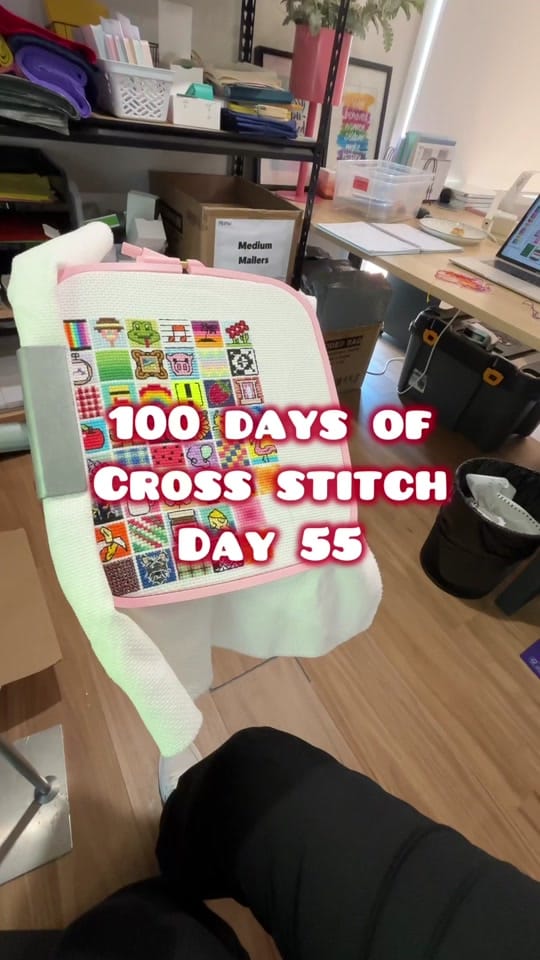 Post 1 by Elise | Spruce Cross Stitch on TikTok (video)